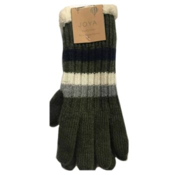 Joya Wool Blend Gloves – Green