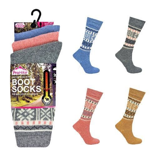 Ladies Prohike Wool Blend Boot Socks