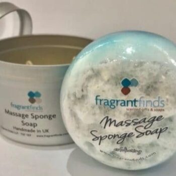 'Man' Sea Exfoliating Massage Sponge Soap in a Tin