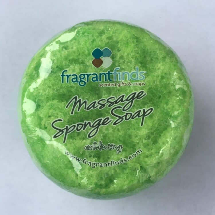 Massage Sponge Soaps - Lime & Grapefruit