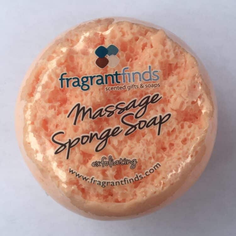 Massage Sponge Soaps - Orange